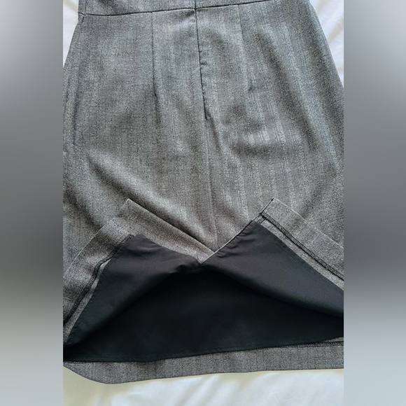 Dark gray sleeveless Massimo suit dress - Picture 5 of 5